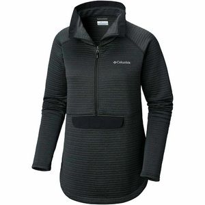 Columbia Park Range Pull-Over 1/2 Zip Women’s Green Omni Wick M NEW NWOT